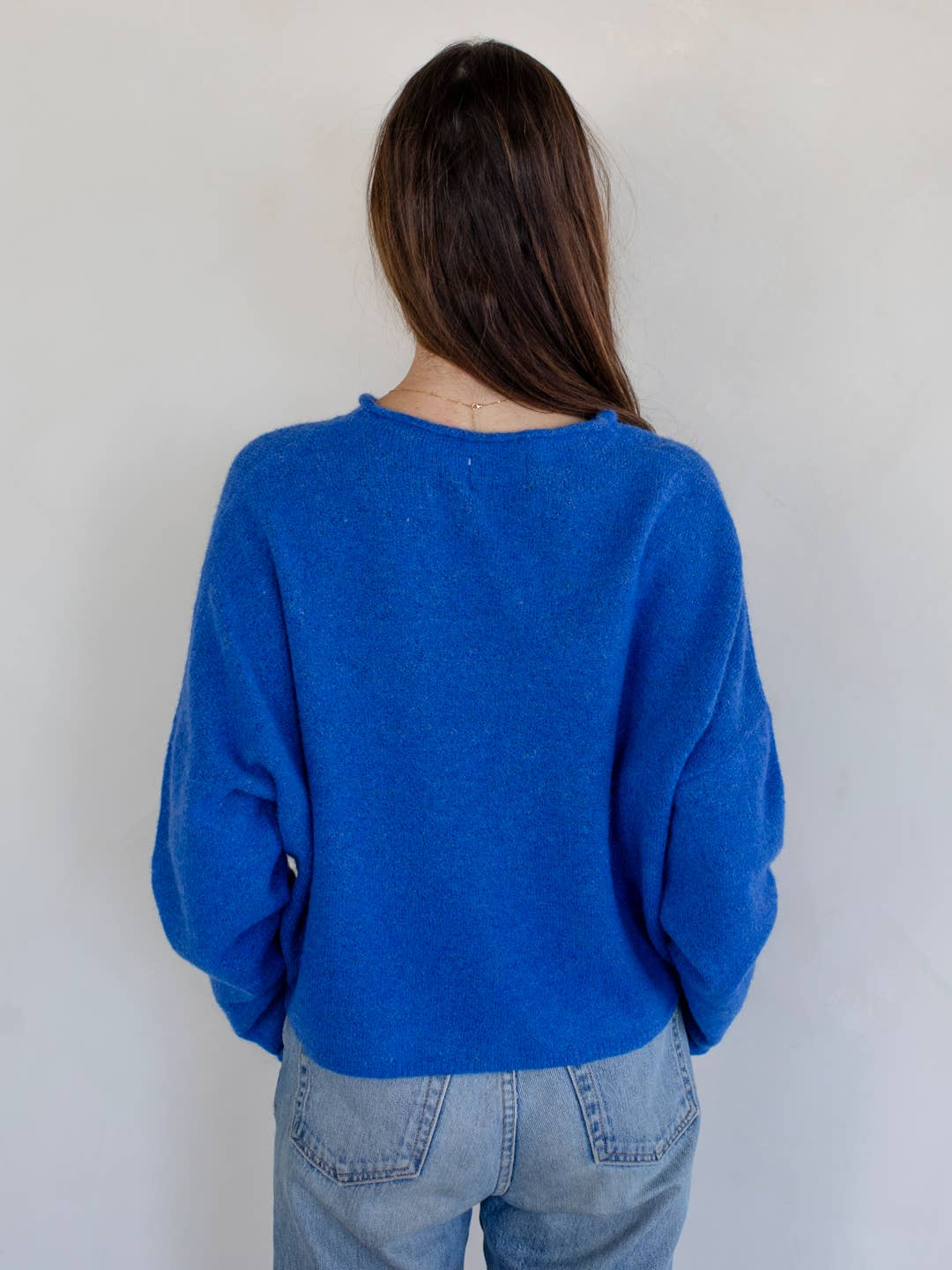 Lightweight Cozy Cardigan - Cobalt Blue
