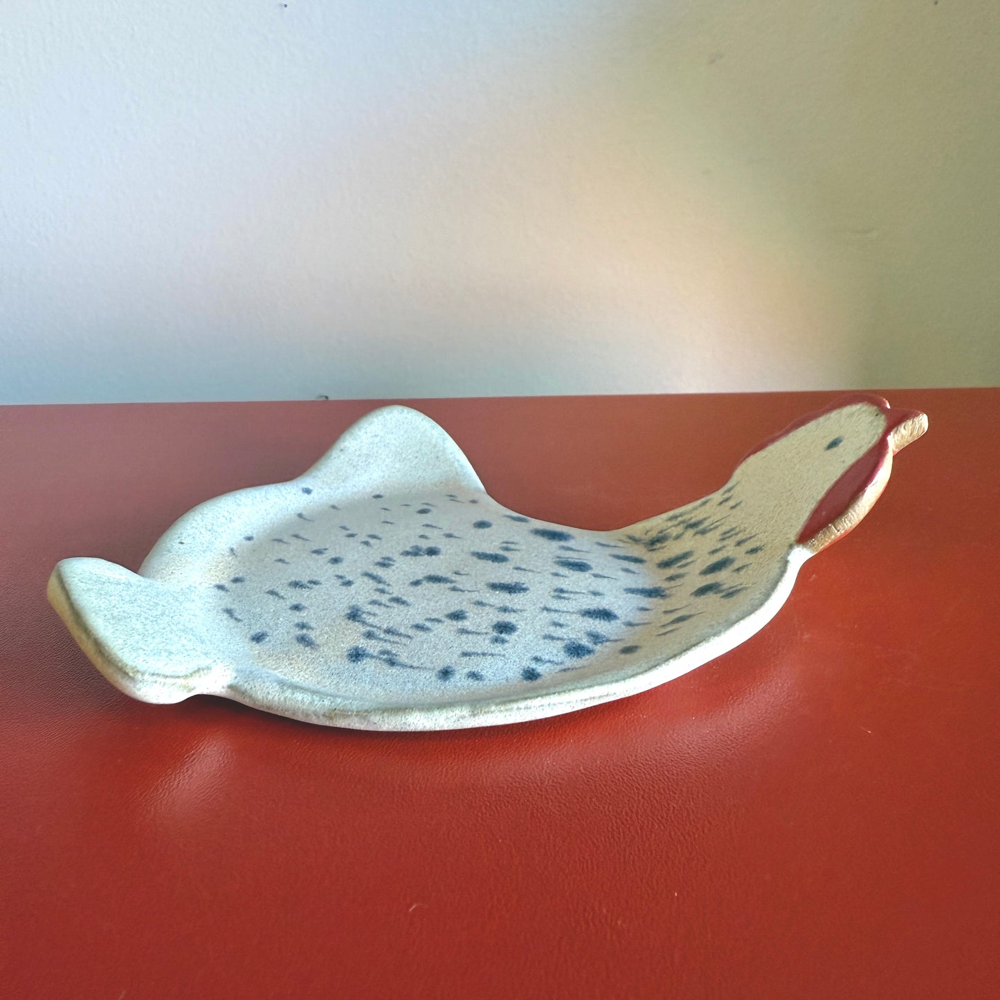 Handmade Ceramic Chicken Spoon Rest - Made in Stoughton!