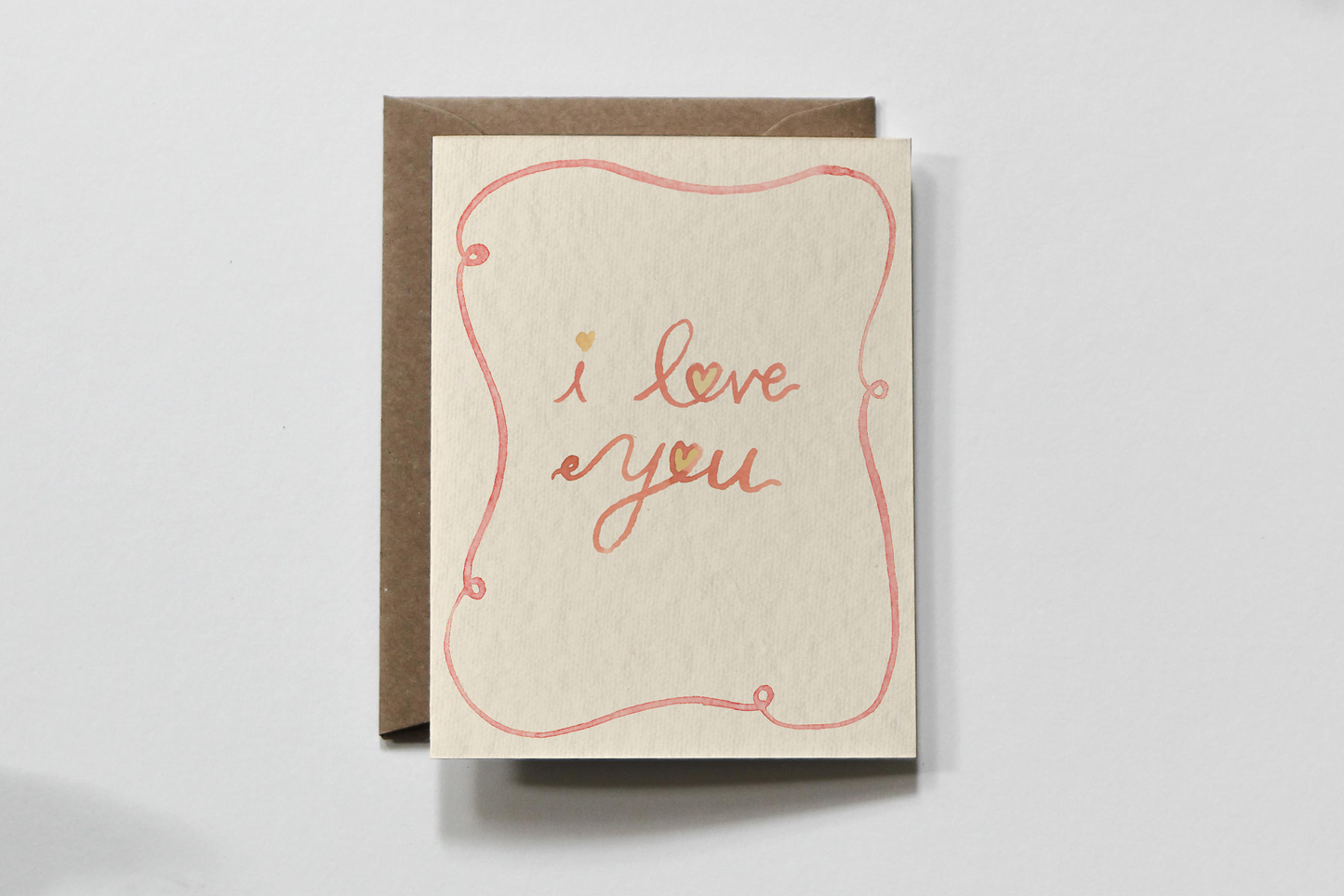 "I Love You" Love & Friendship Valentine's Day / Anniversary Greeting Card