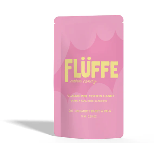 Flüffe Single Serving Cotton Candy - Classic Pink