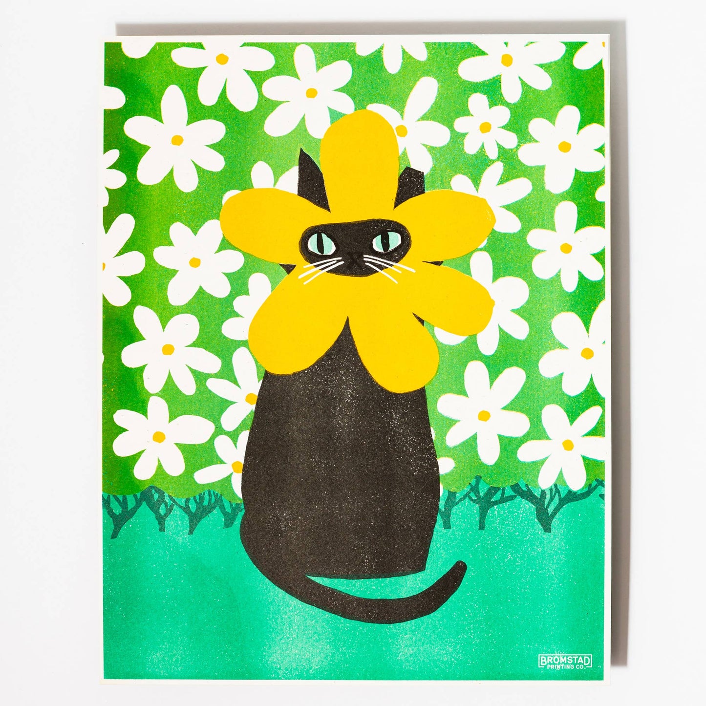 Rarest Bloom 11"x14" Risograph Print