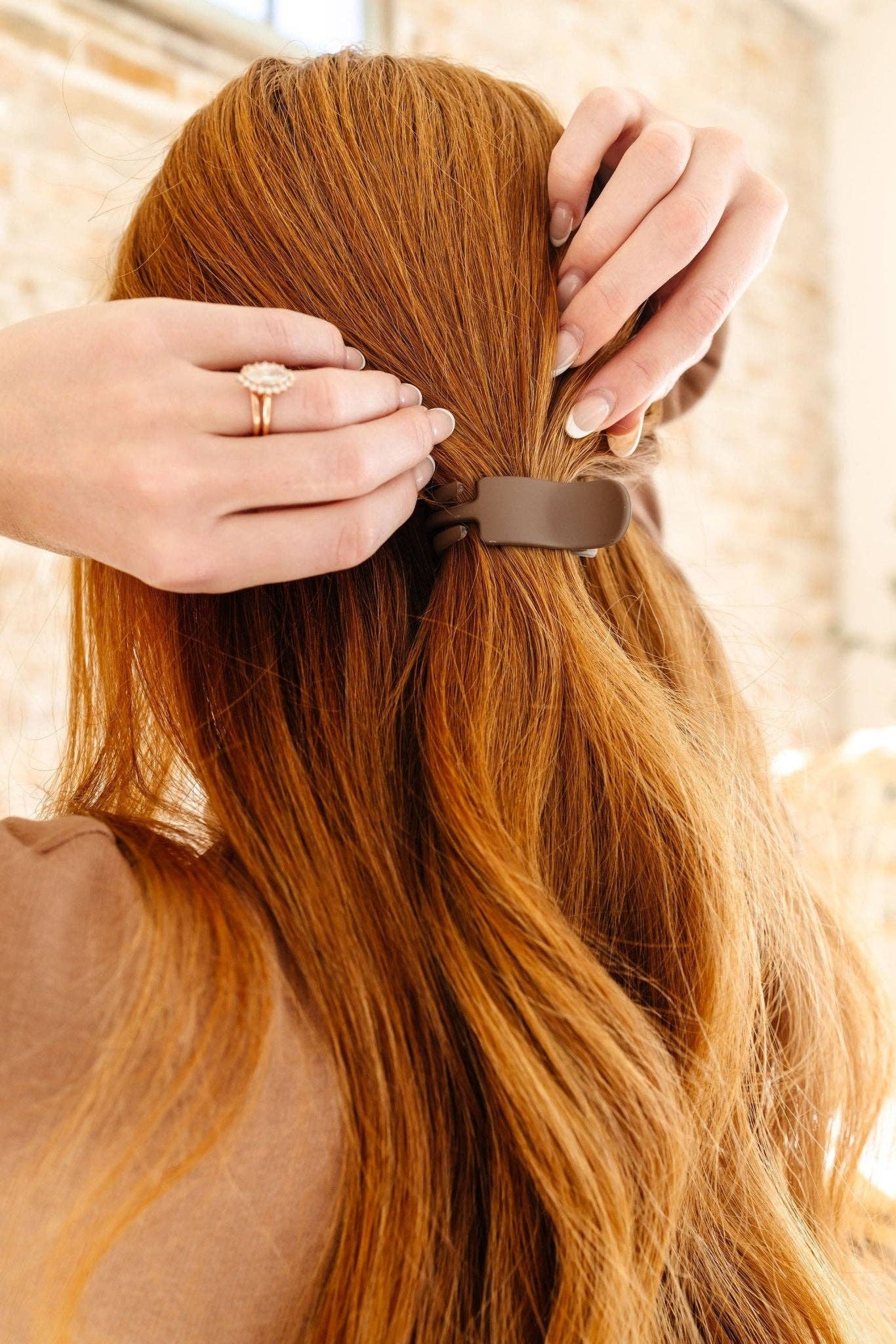 Skinny Ponytail Claw Clip