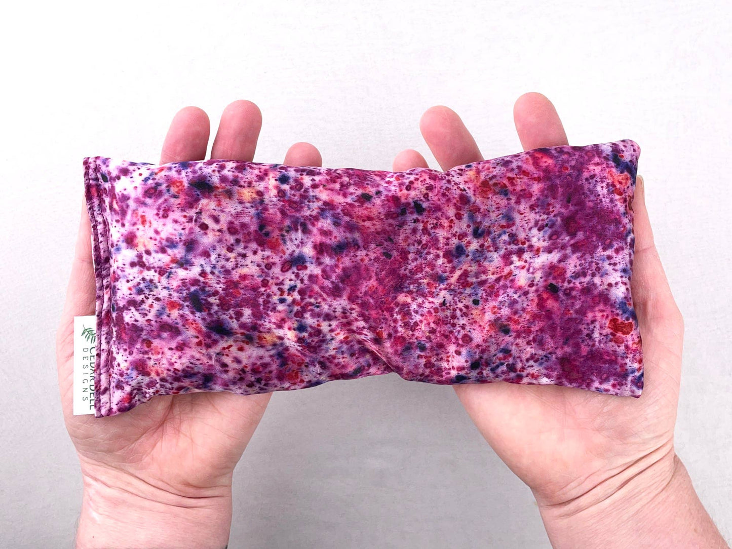 Naturally Dyed Silk Eye Pillow with Organic Filling