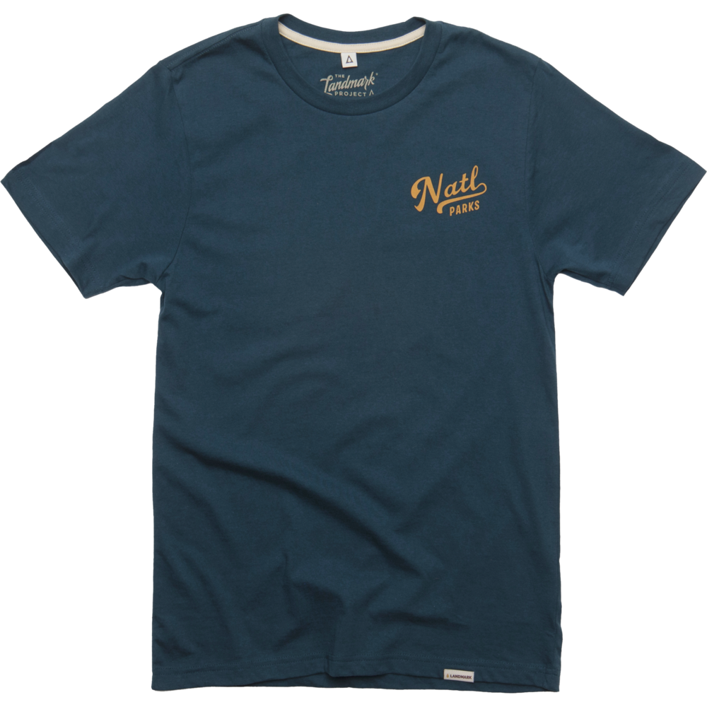 "National Park Emblems" Unisex Tee in Navy