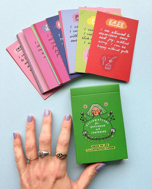 Colorful Affirmation Card Deck by Rare Press
