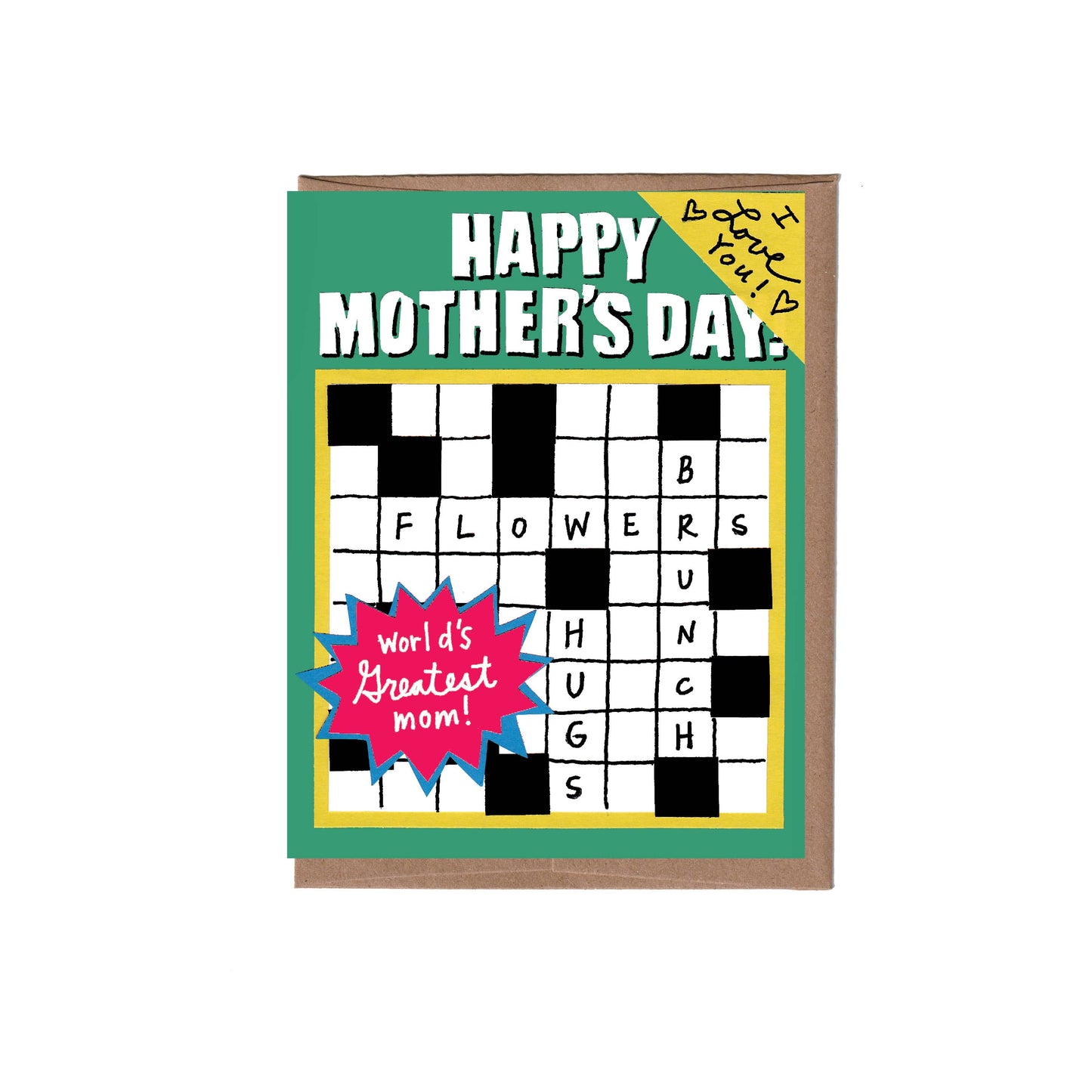 Puzzle Book Mother's Day Greeting Card