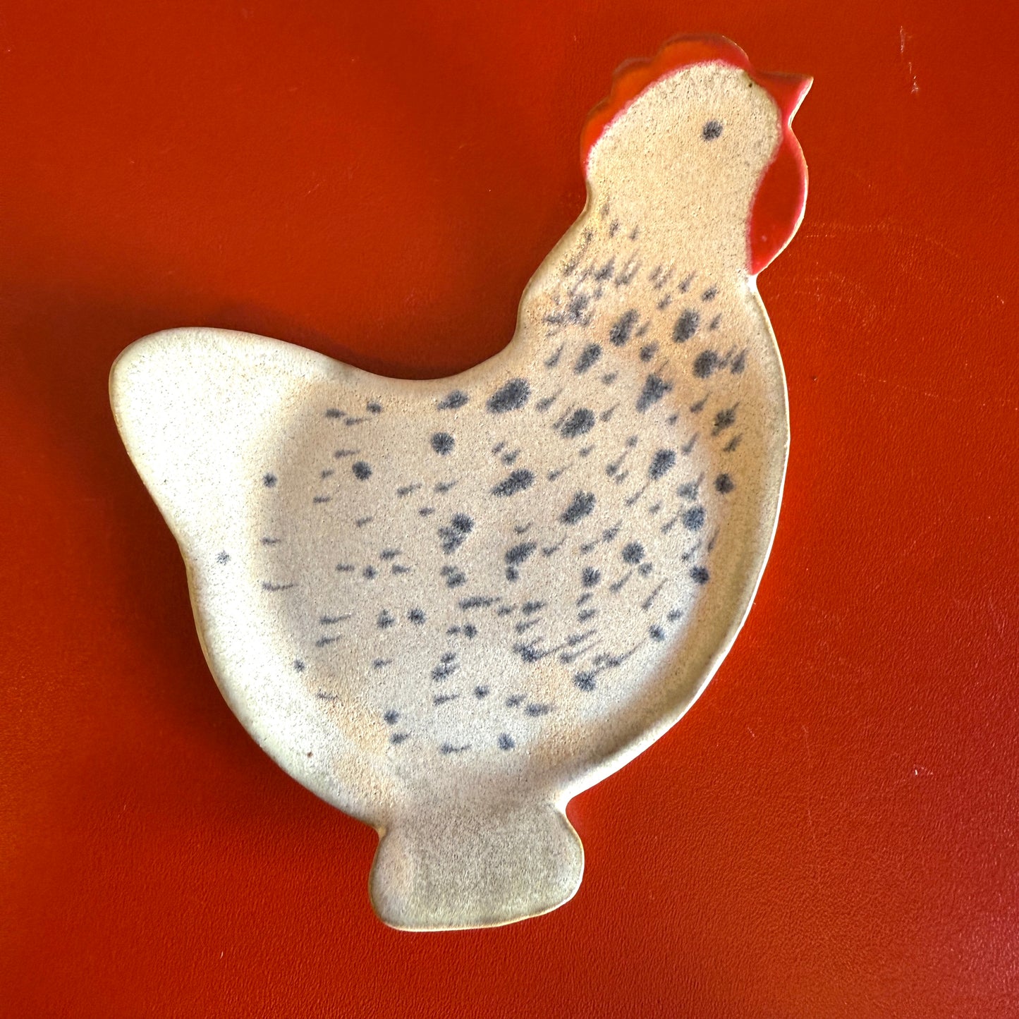 Handmade Ceramic Chicken Spoon Rest - Made in Stoughton!