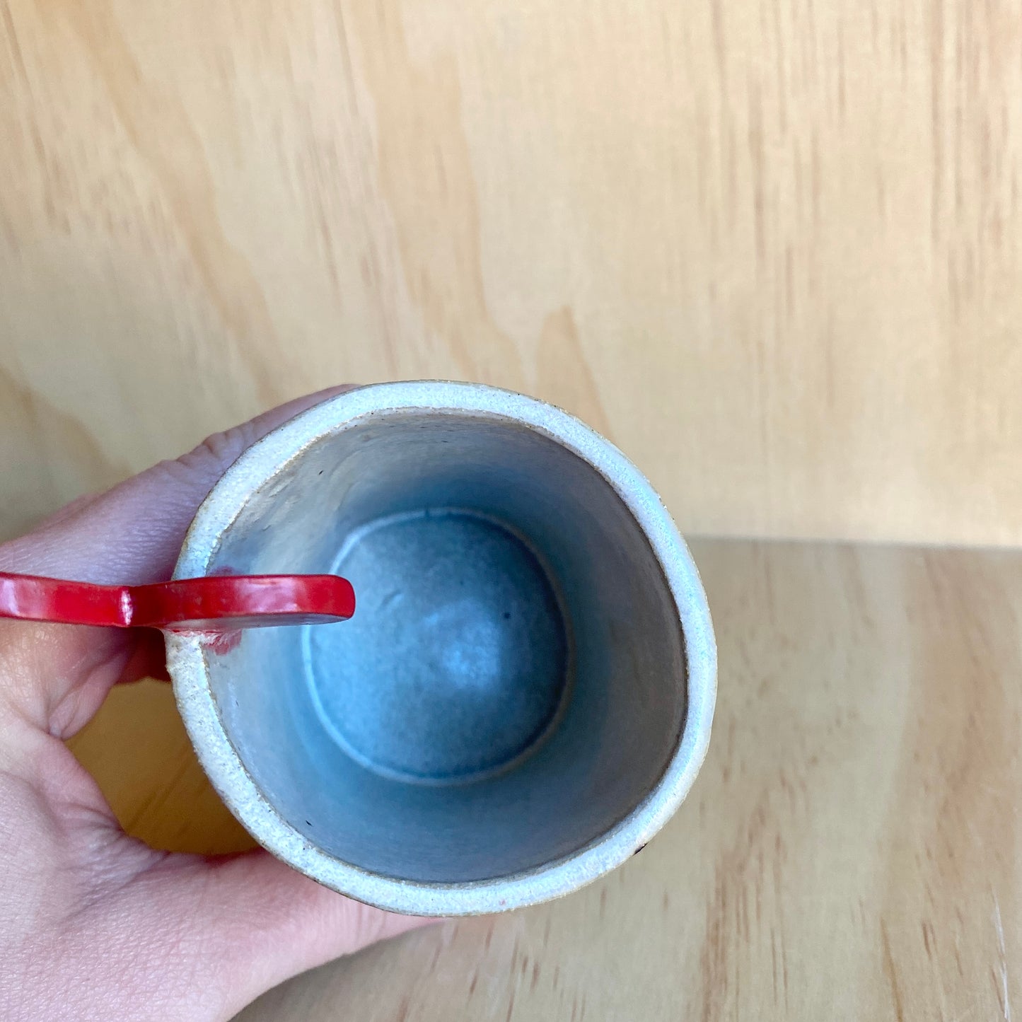 Handmade Ceramic Heart Accent Tumblers - Made in Stoughton!