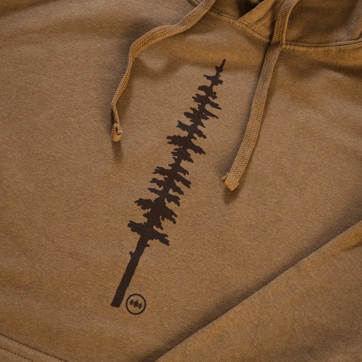 Pine Tree Unisex Hoodie in Coyote Brown