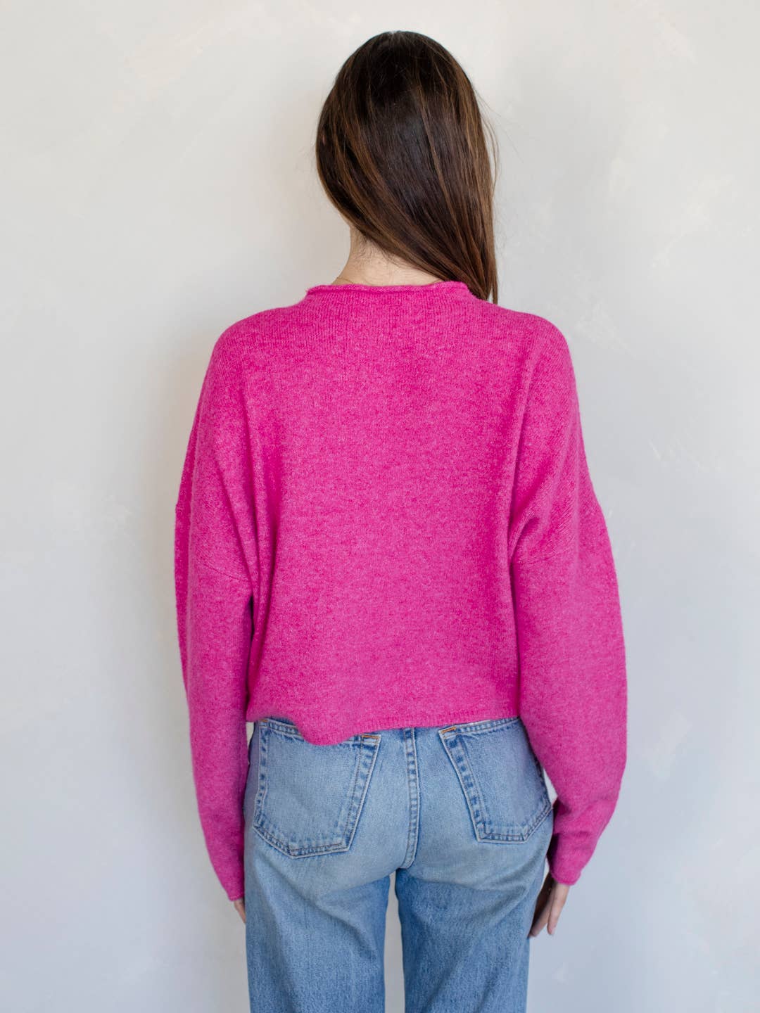 Lightweight Cozy Piper Cardigan by Things Between - Fuchsia