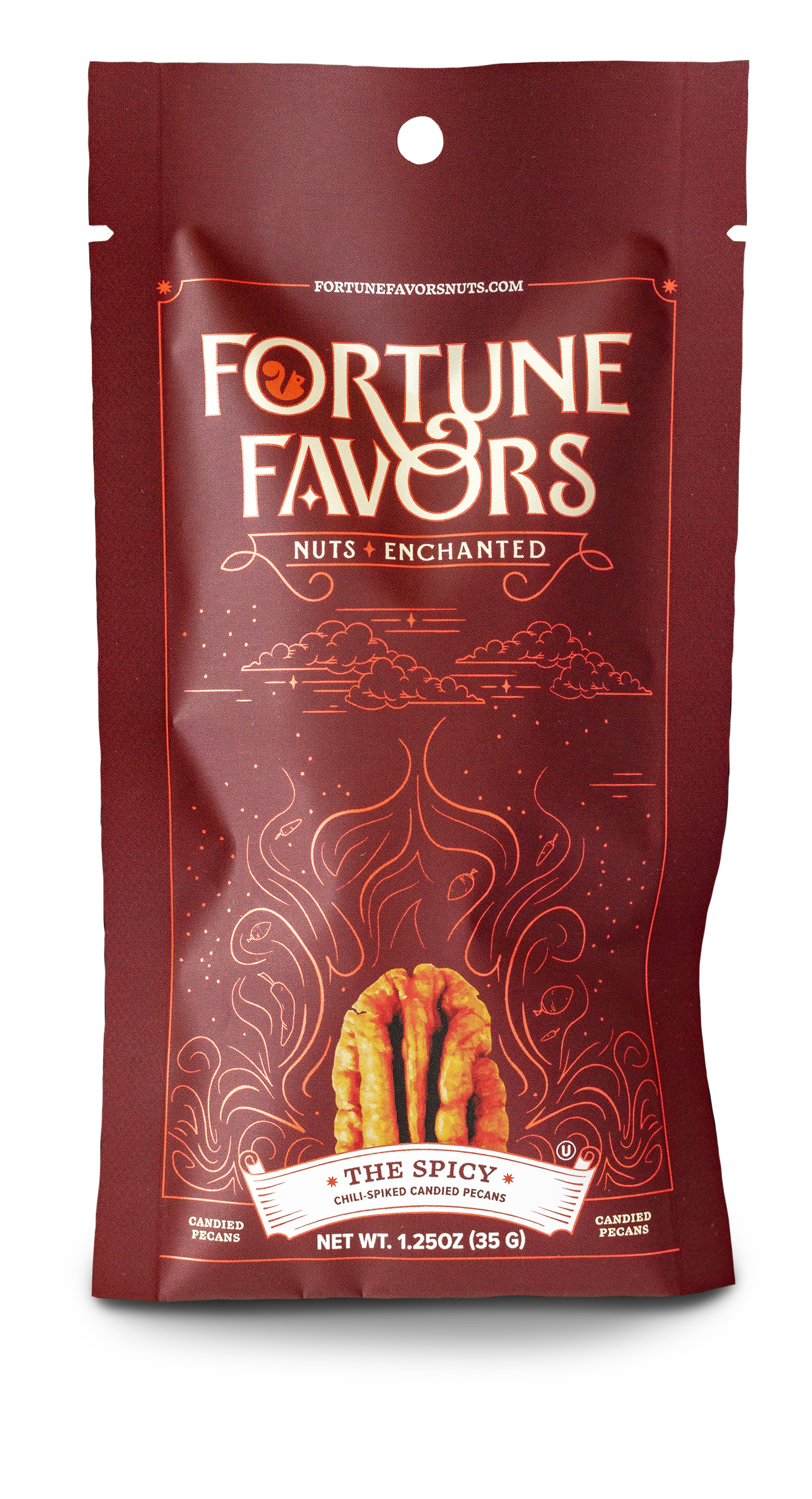 1.25 Fortune Favors The Spicy Candied Pecans
