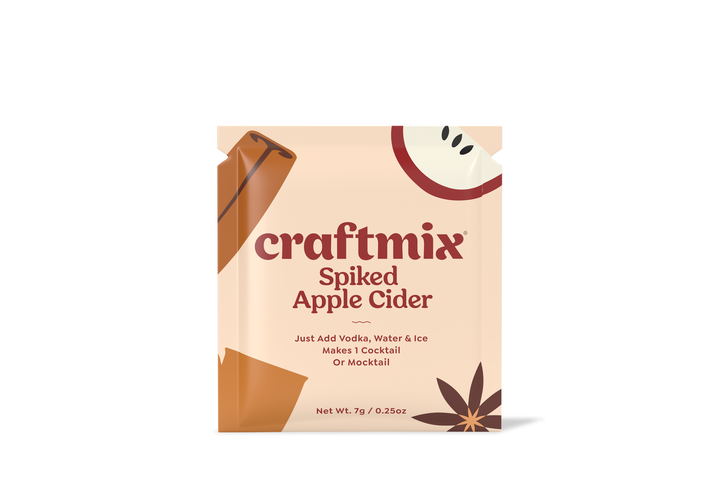 Spiked Apple Cider Cocktail Single-Serving Cocktail or Mocktail Mixer