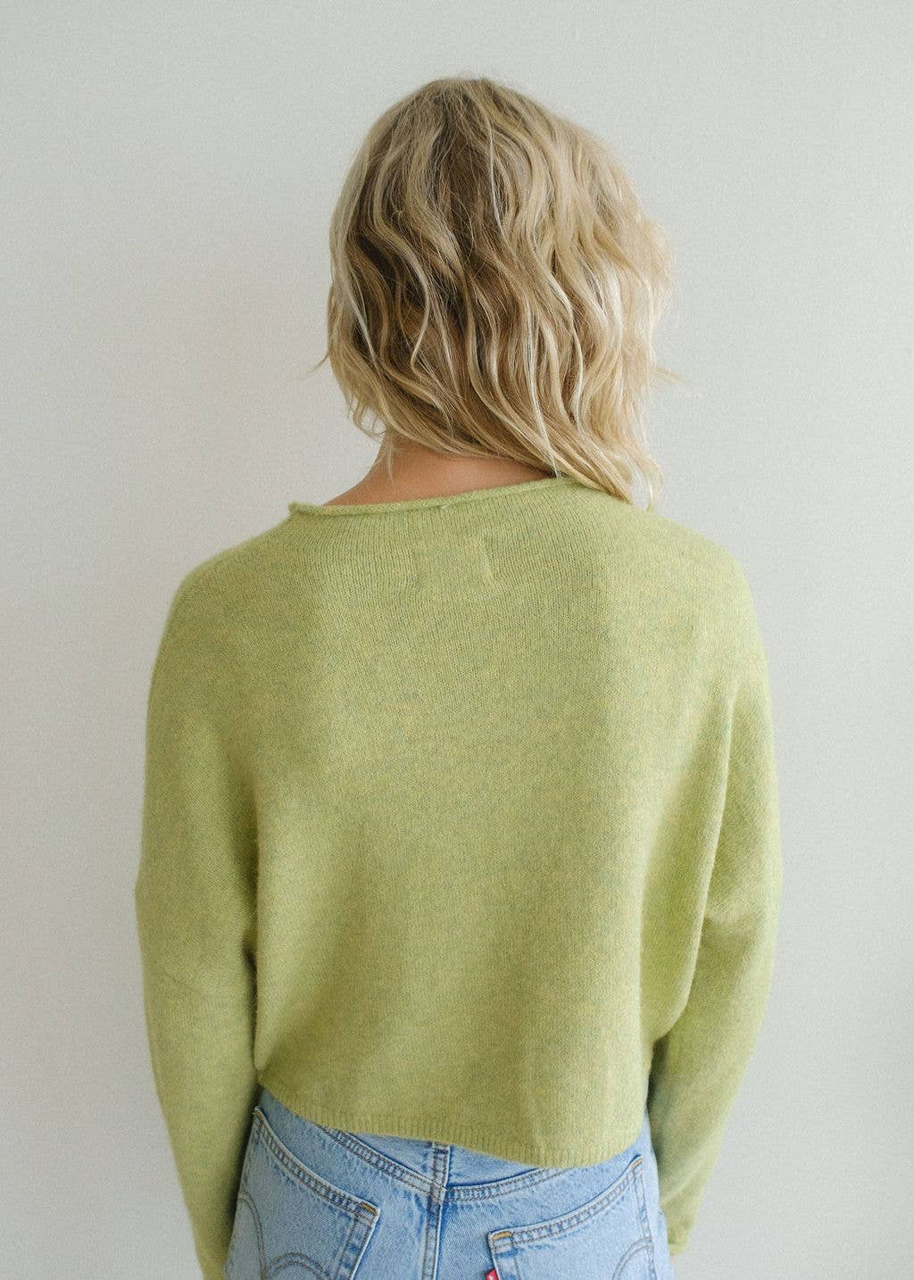 Lightweight Cozy Piper Cardigan by Things Between - Lemongrass