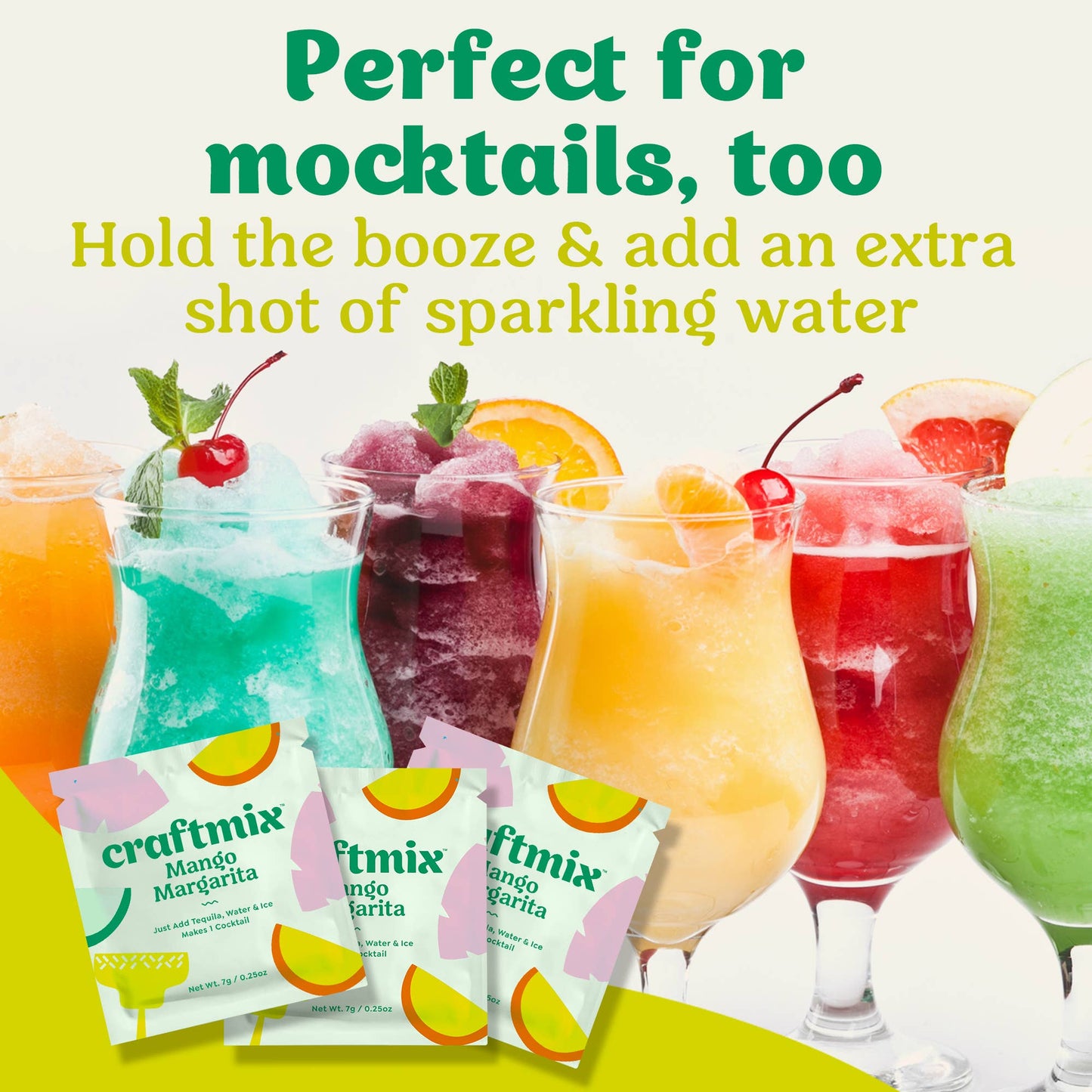 Mango Margarita Single-Serving Cocktail or Mocktail Mixer