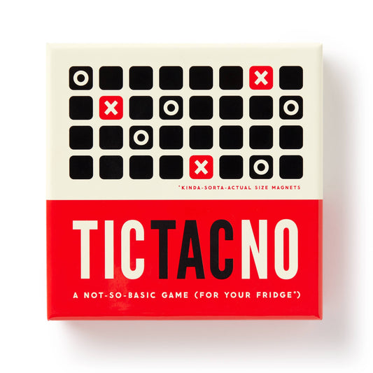 "Tic Tac No" Magnetic Fridge Tic Tac Toe Game