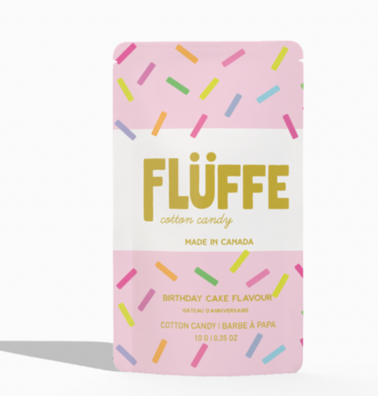 Flüffe Single Serving Cotton Candy - Birthday Cake