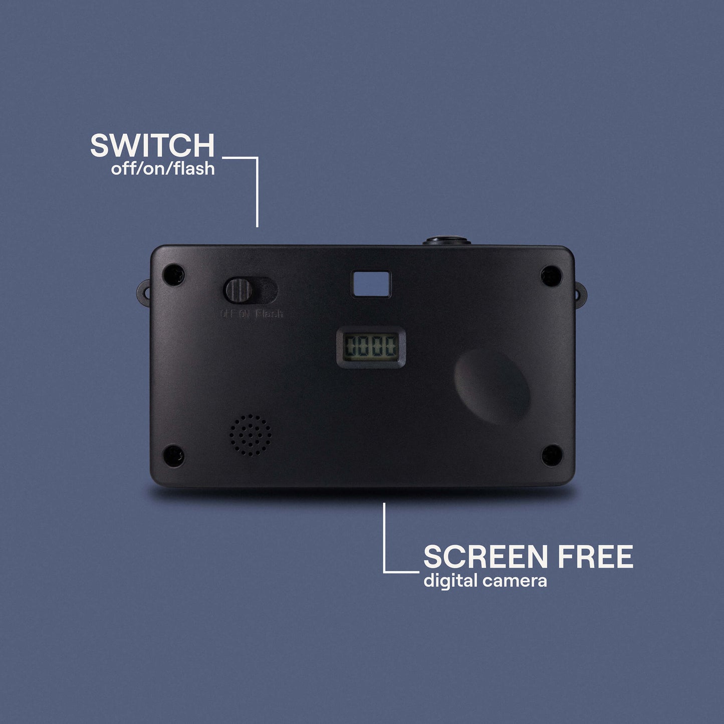 Camp Snap Screen-Free Digital Camera - Midnight Blue