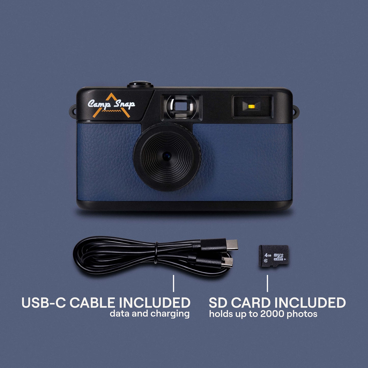 Camp Snap Screen-Free Digital Camera - Midnight Blue