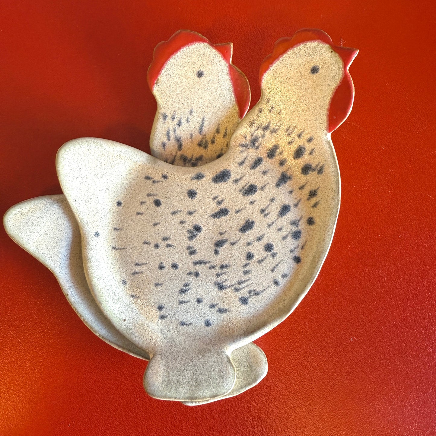 Handmade Ceramic Chicken Spoon Rest - Made in Stoughton!