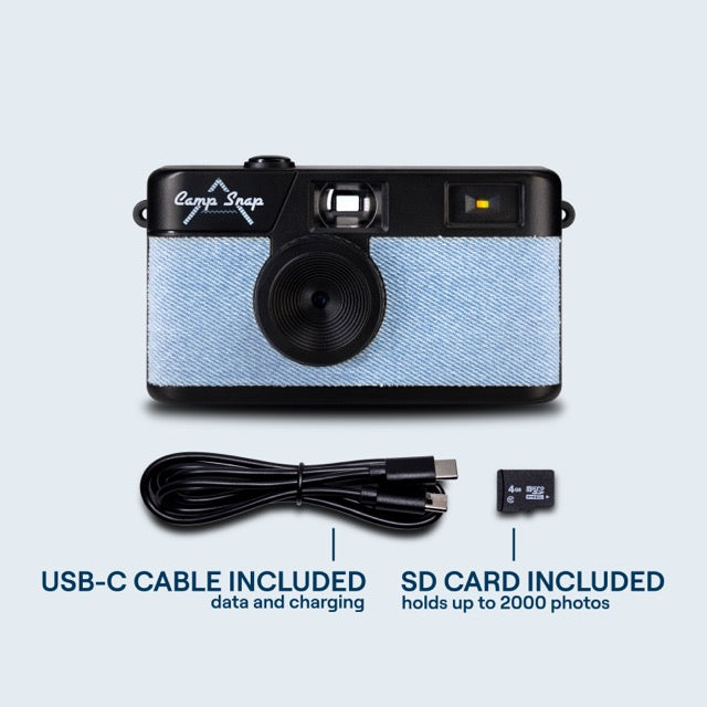 Camp Snap Screen-Free Digital Camera - Denim