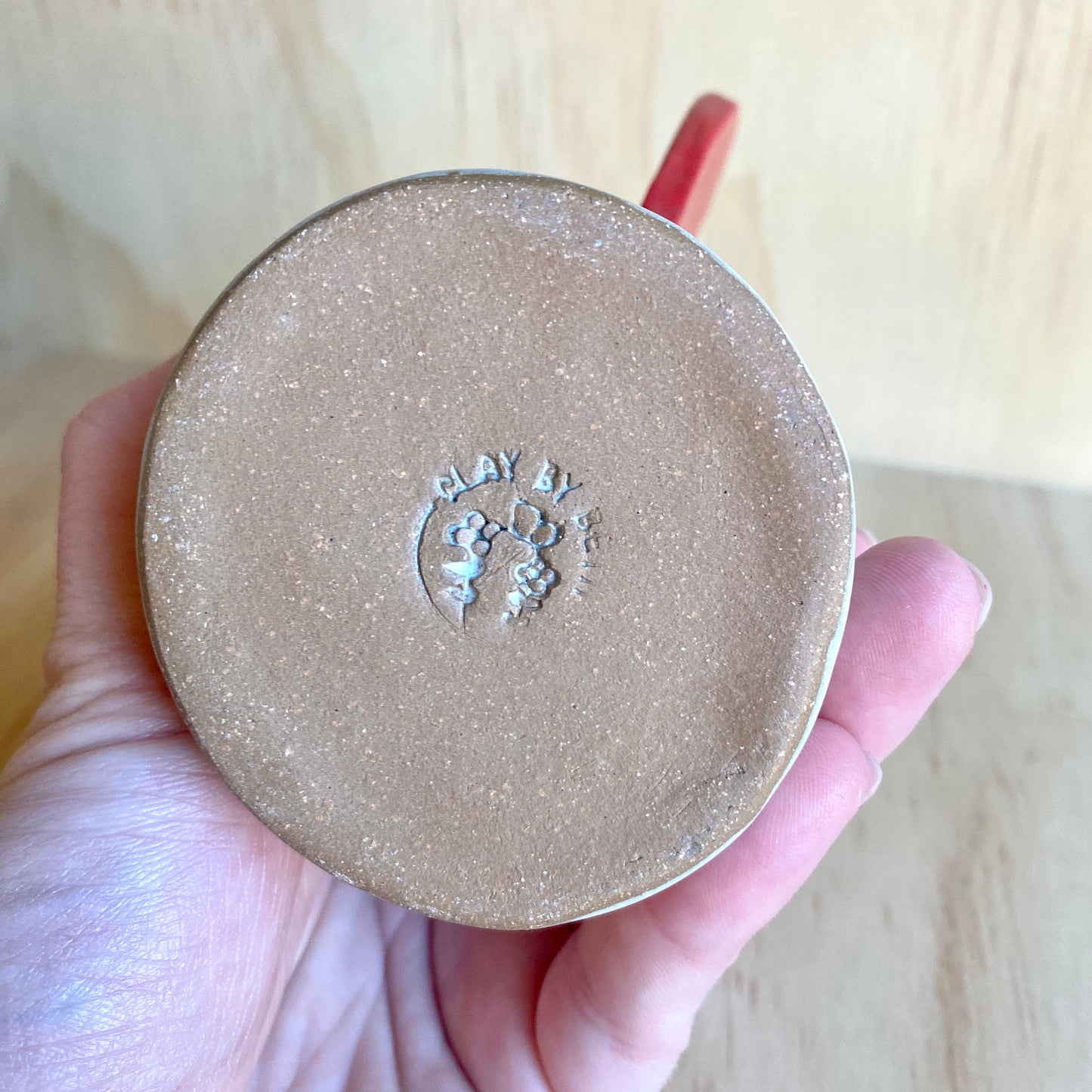 Handmade Ceramic Heart Accent Tumblers - Made in Stoughton!