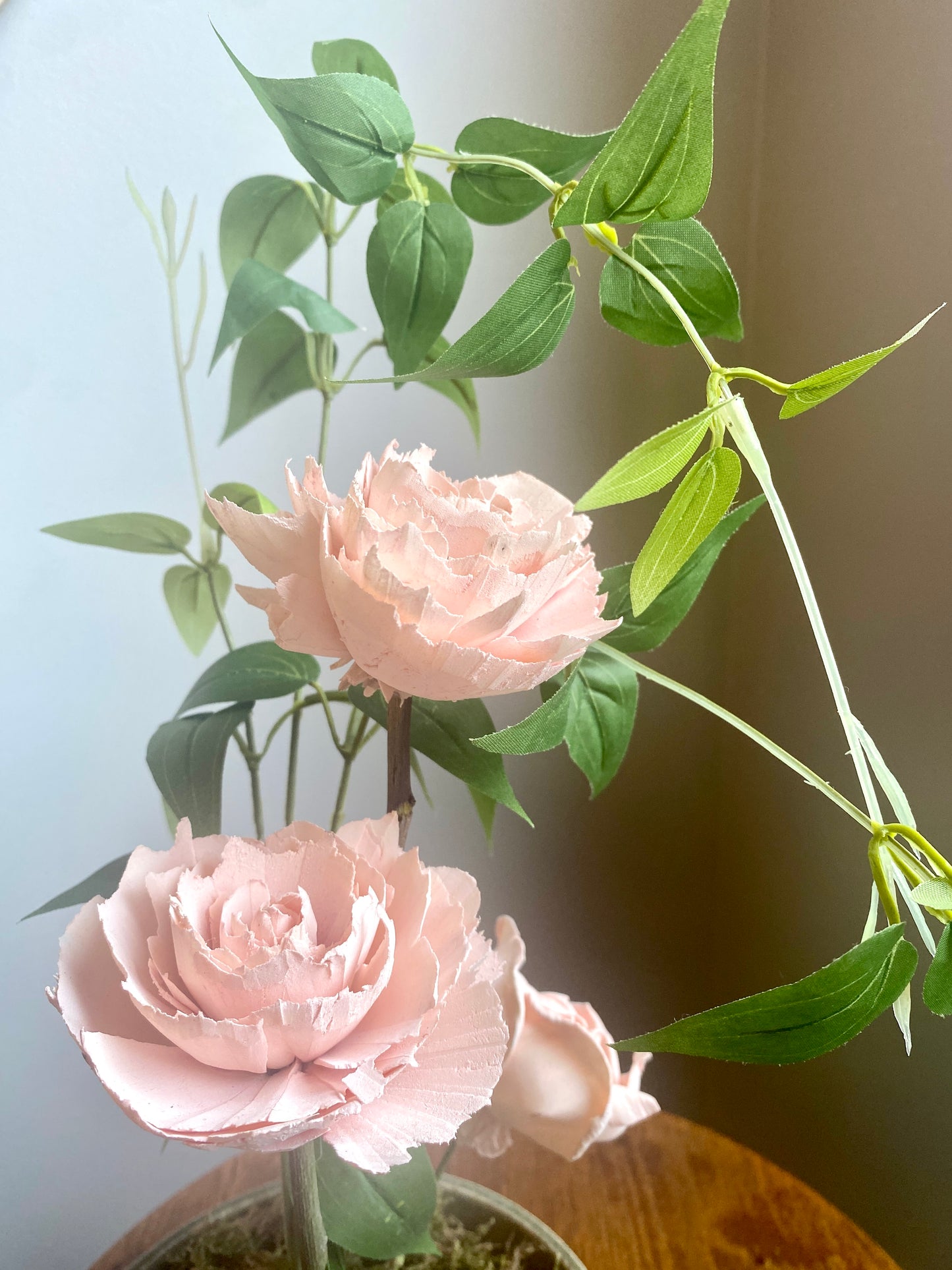 Ikebana-Inspired Sola Wood Floral Arrangement #4 by Stoughton's Stefanie Lin