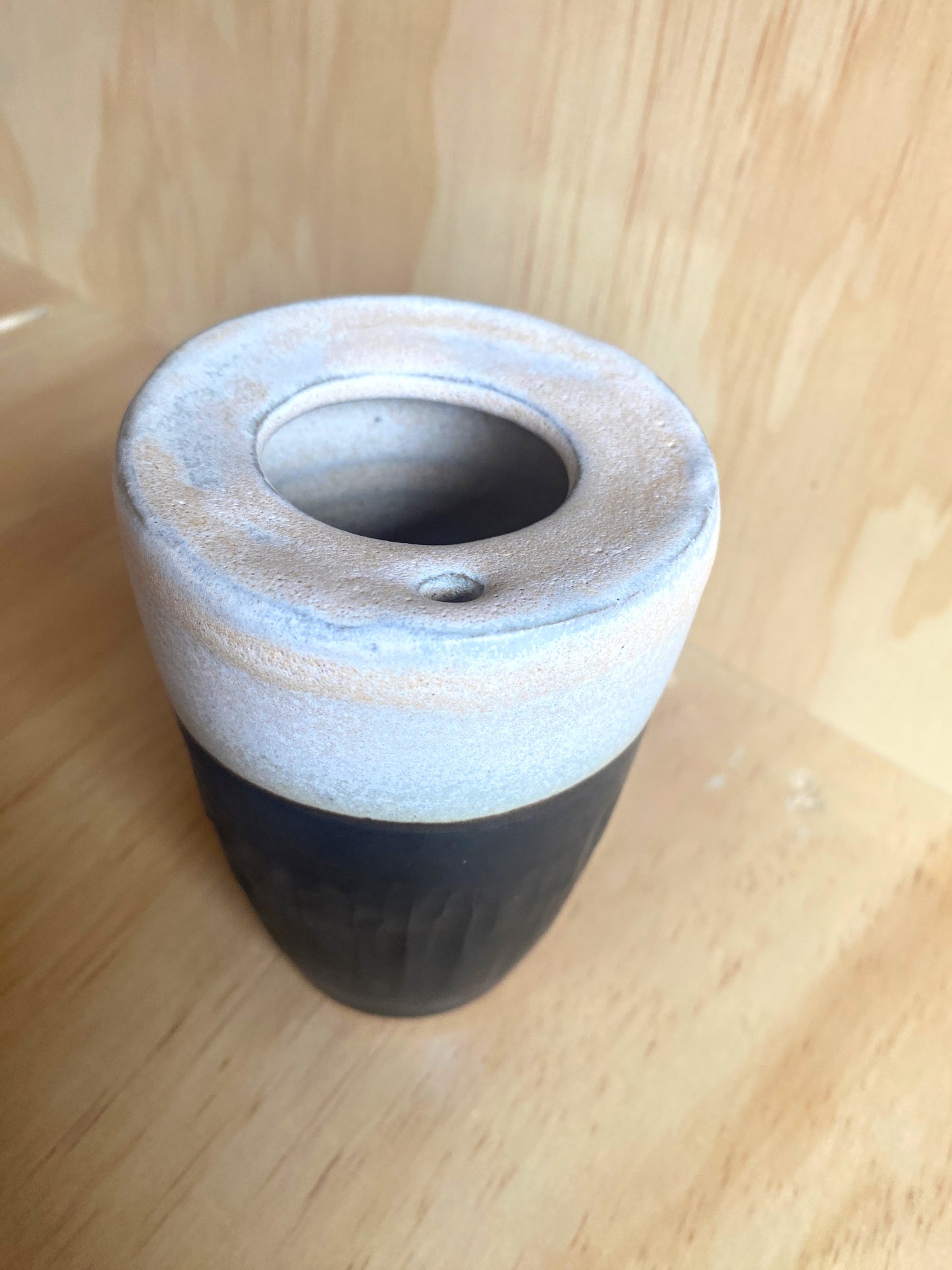 Hand-Thrown "Adult Sippy Cup" Ceramic Travel Mug - Made in Stoughton!