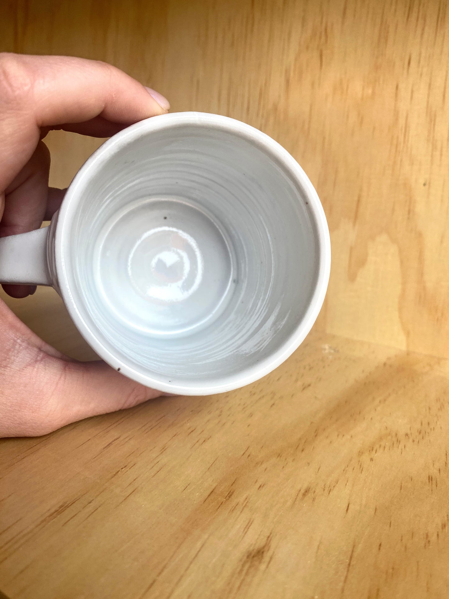 Hand Thrown Heart Mug - Made in Stoughton!