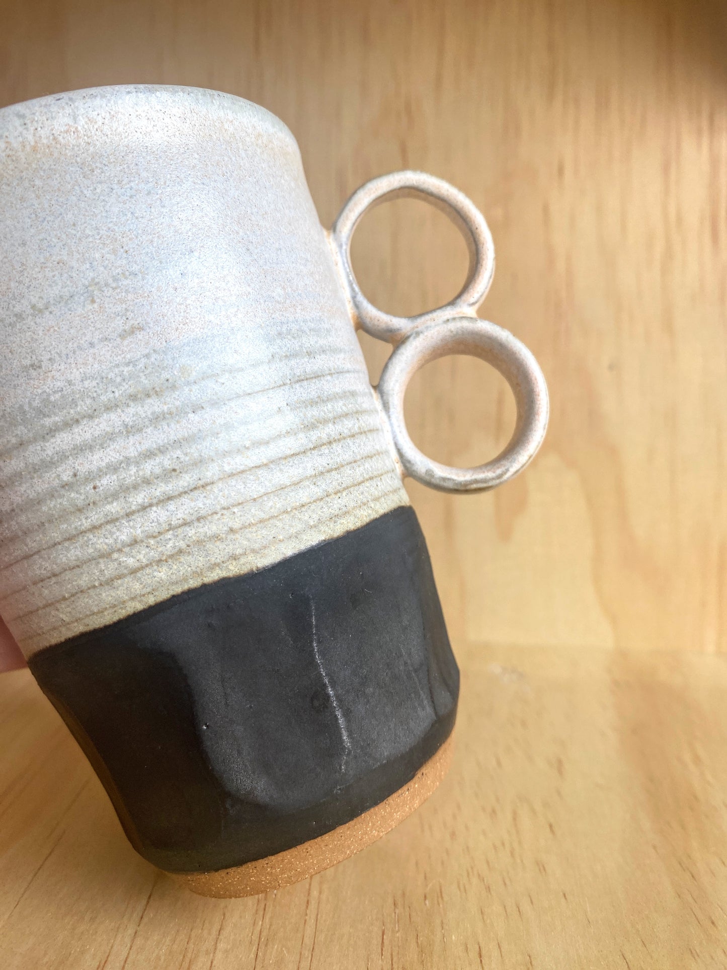Hand Thrown Two-Tone Mug - Made in Stoughton!