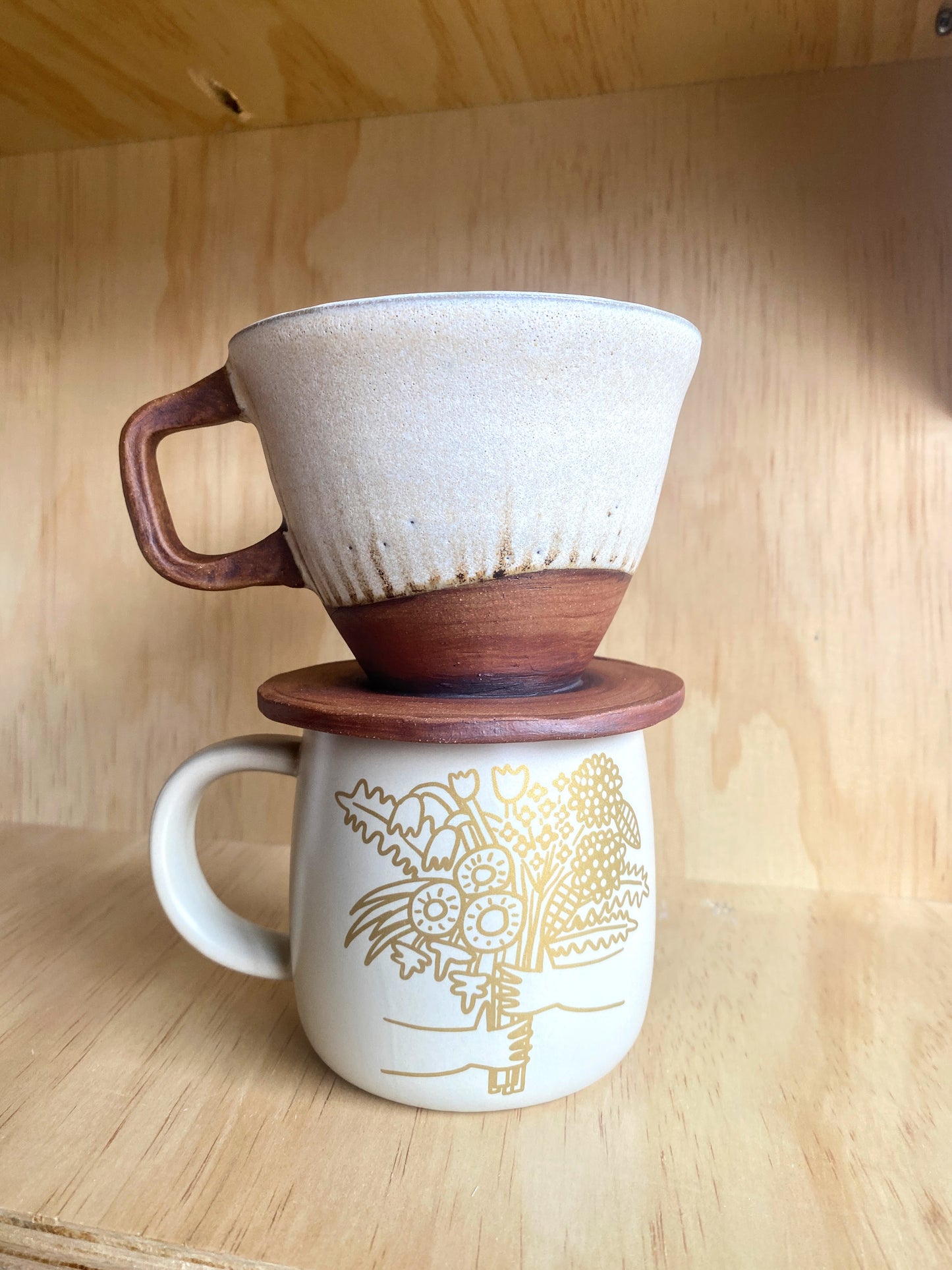 Hand Thrown Pour Over Dripper - Made in Stoughton!