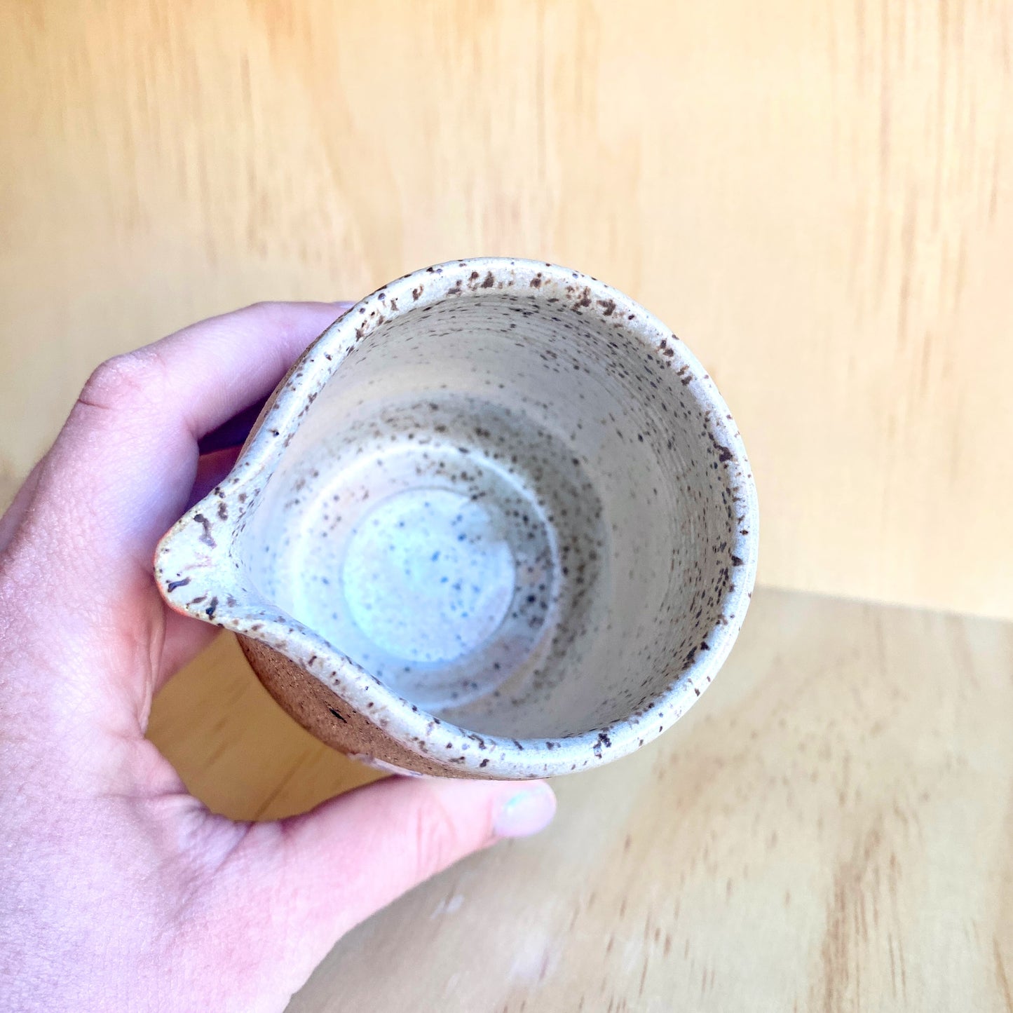 Hand-Thrown Little Birdie Pitcher - Made in Stoughton!