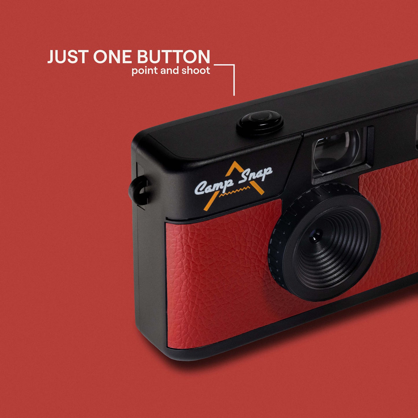 Camp Snap Screen-Free Digital Camera - Crimson Red