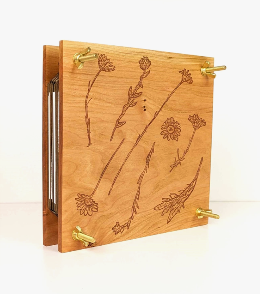 Michigan Cherry Handcrafted Flower Press
