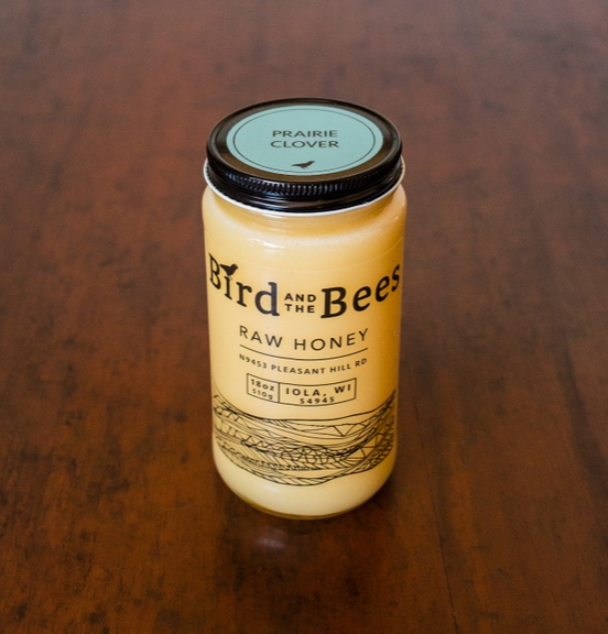 Prairie Clover Wisconsin Honey - Large 18oz Jar