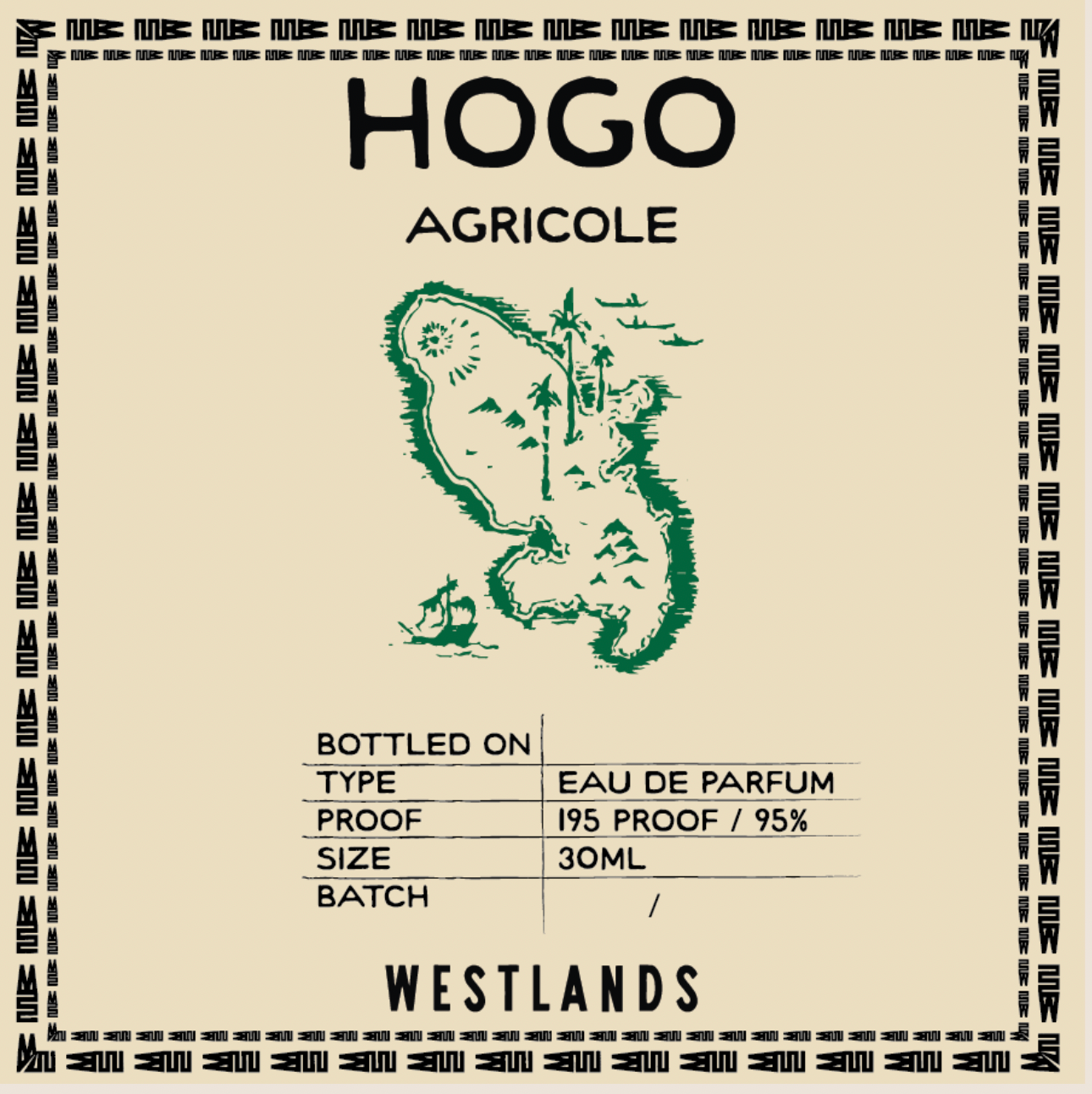 Westlands Hogo Agricole Rum unisex fragrance - choose your size