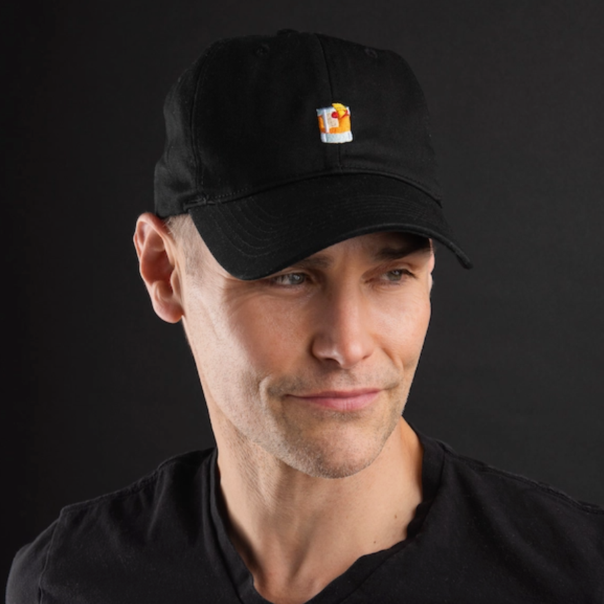 Embroidered Old Fashioned Hat