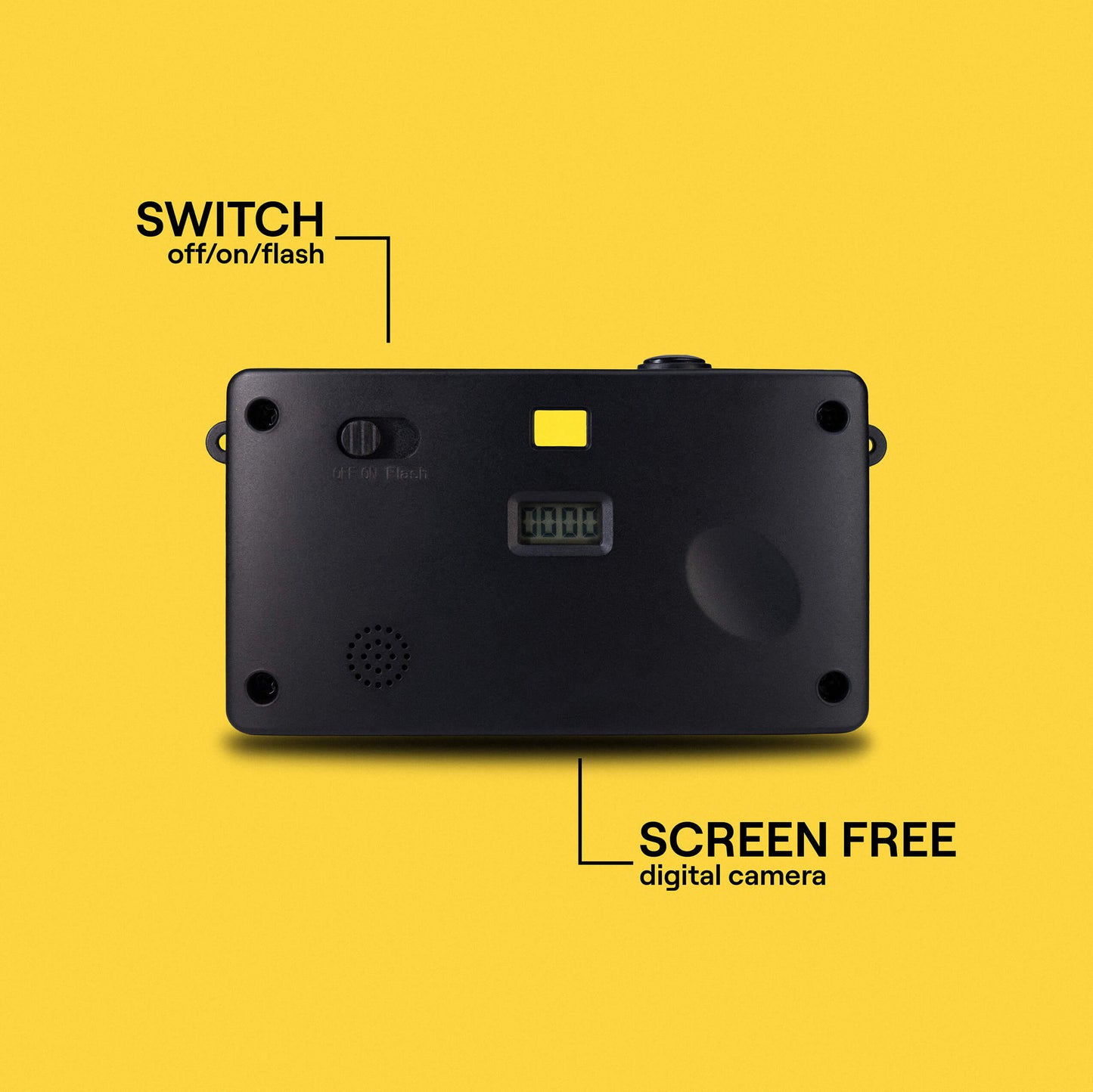 Camp Snap Screen-Free Digital Camera - Sunbeam Yellow