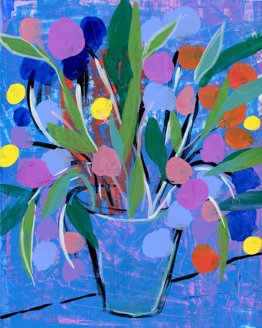 "Big Blue" Giclée Print by Rare Press