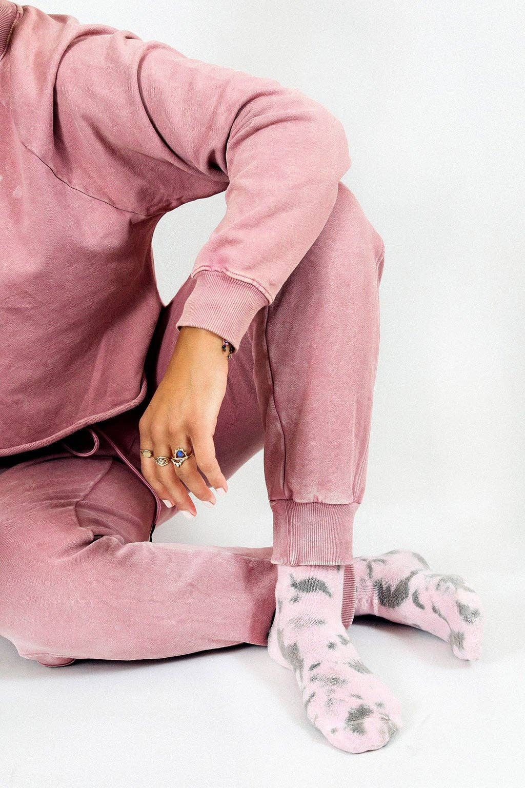 Terry Tie-dye Ankle Sock (Women's Sizing)