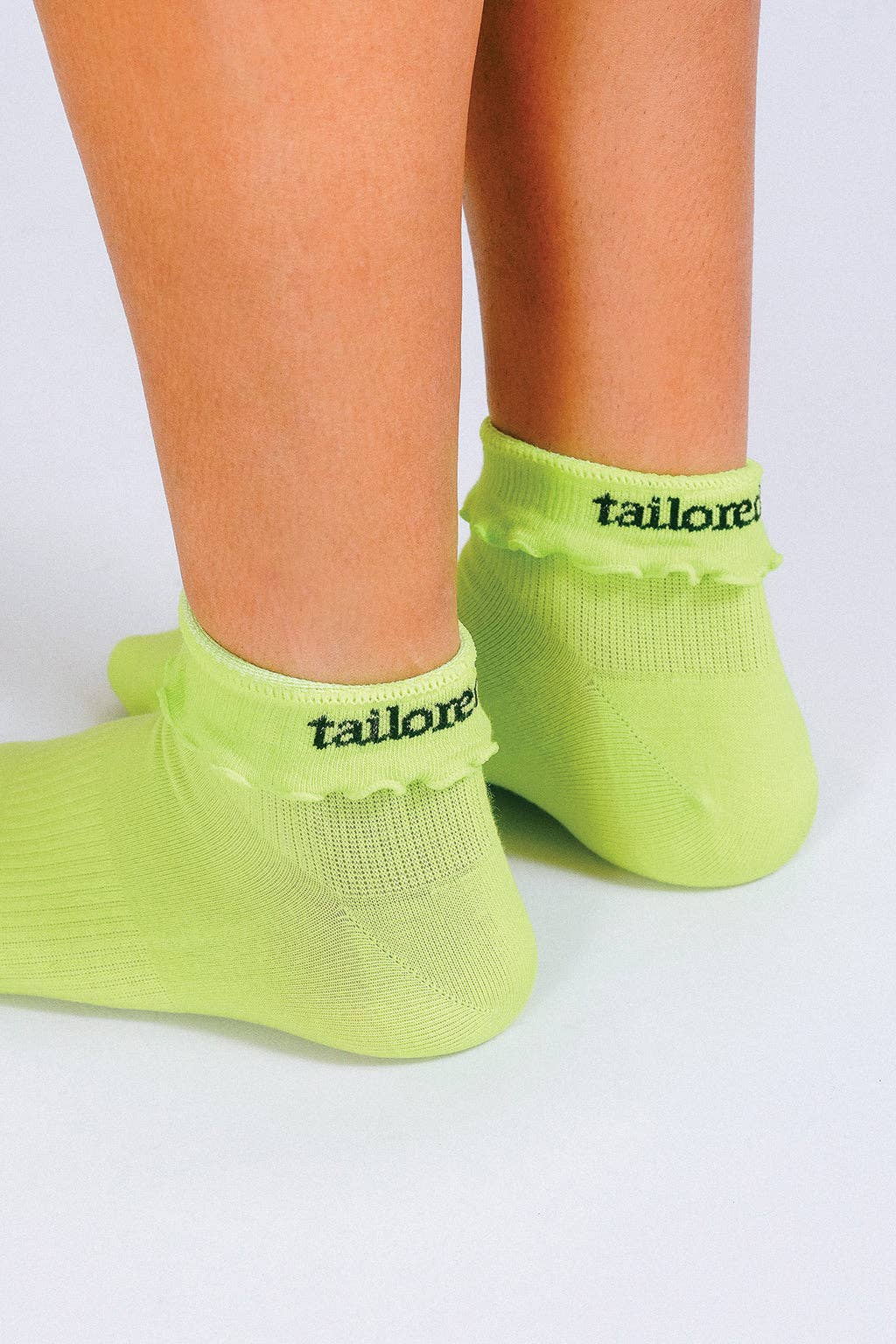 Neon Ruffle Ankle Sock (Women's Sizing)