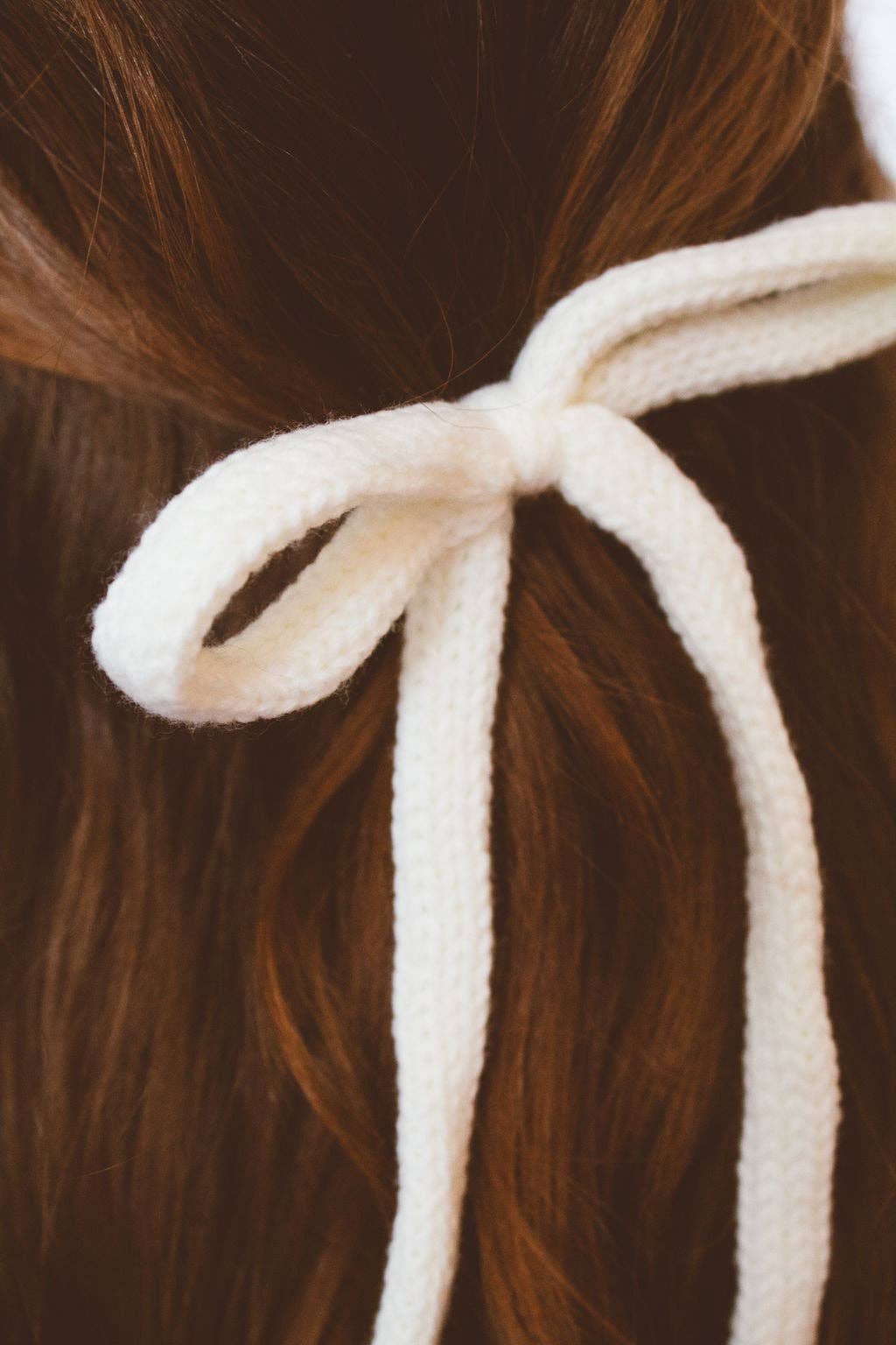 Knit Long Bow Clip - Multiple Colors
