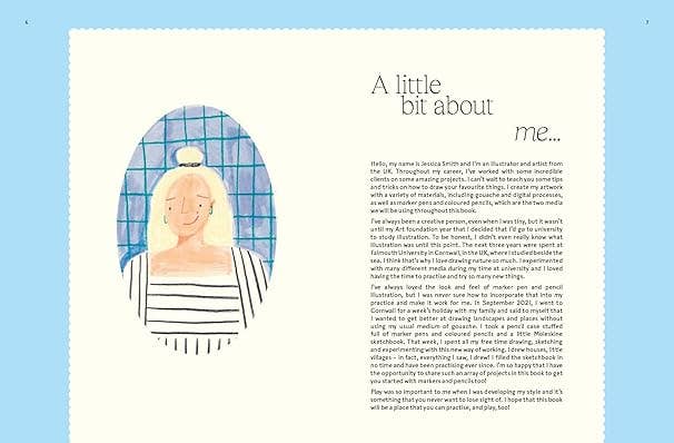 15-minute Art Drawing Beginnner-Friendly Workbook