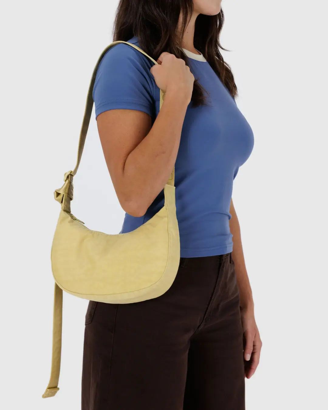 BAGGU Small Nylon Crescent Bag - Choose Your Favorite Color