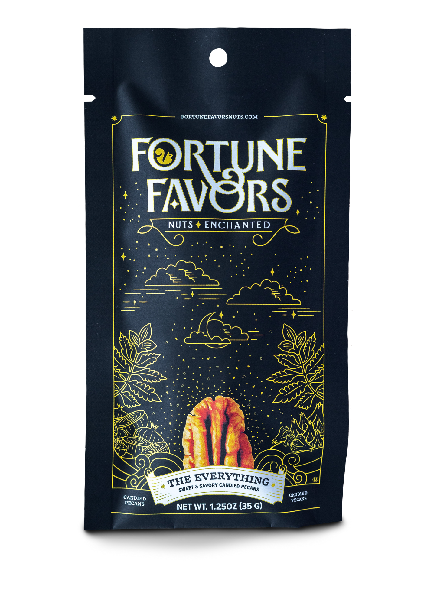 1.25oz Fortune Favors The Everything Candied Pecans
