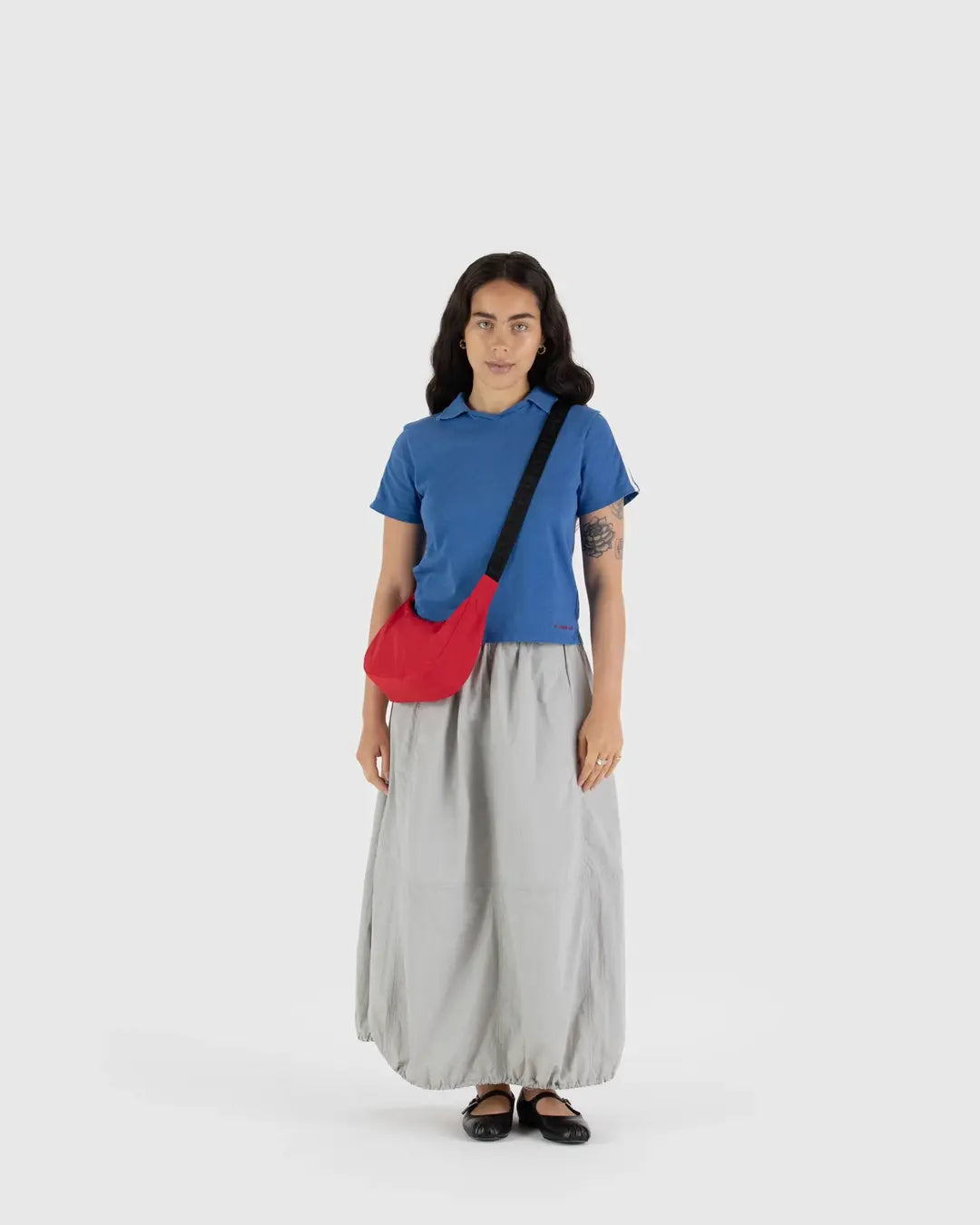 BAGGU Small Nylon Crescent Bag - Choose Your Favorite Color