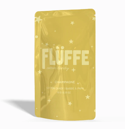 Flüffe Single Serving Cotton Candy - Champagne