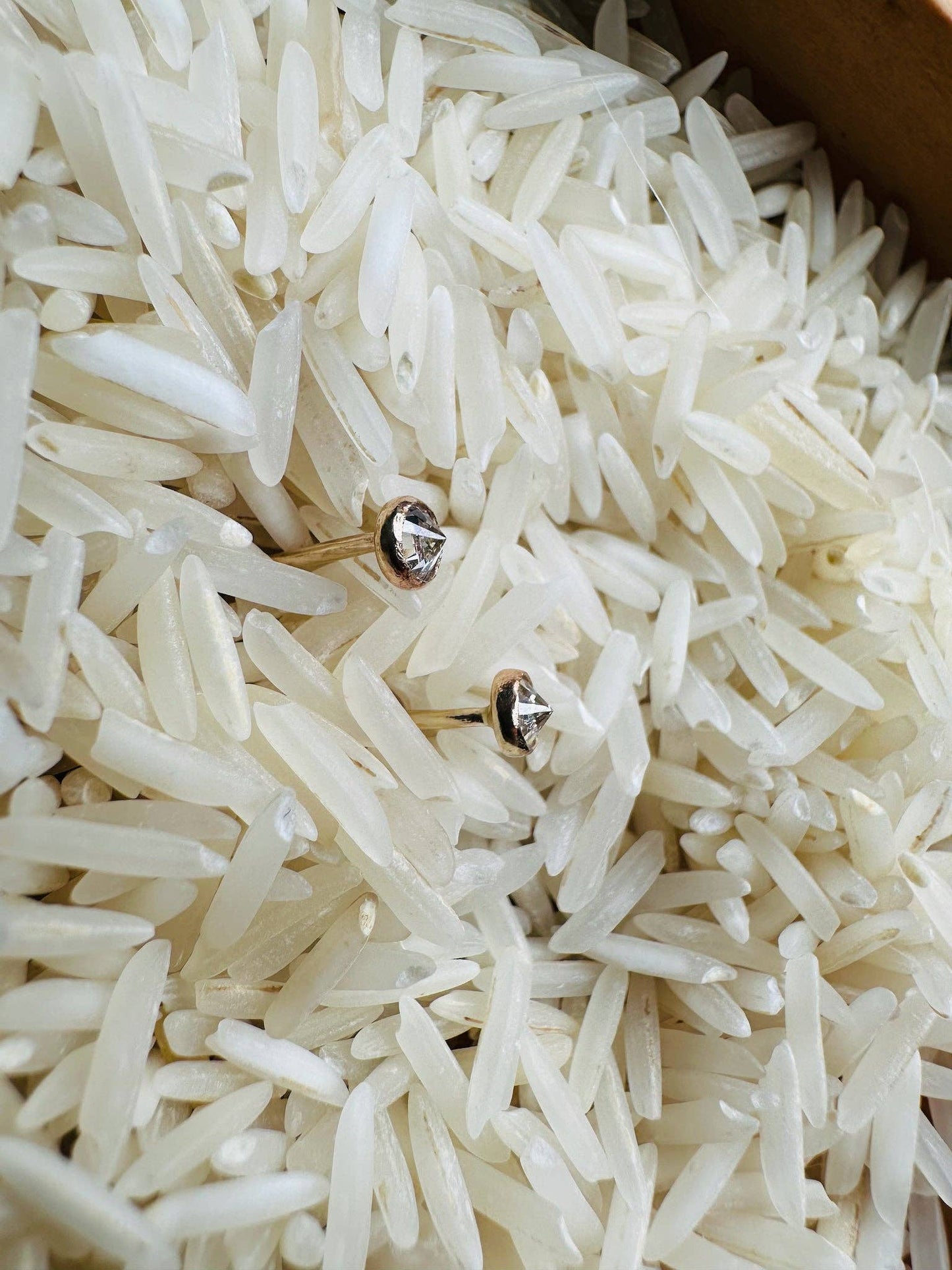 Point Taken Studs - Reverse Set Cubic Zirconias in Sterling Silver