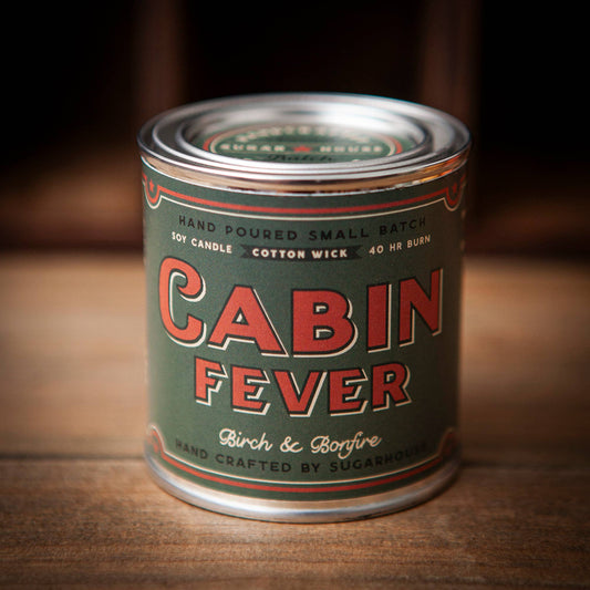 Cabin Fever 100% Soy Paint Can Candle - 8oz.