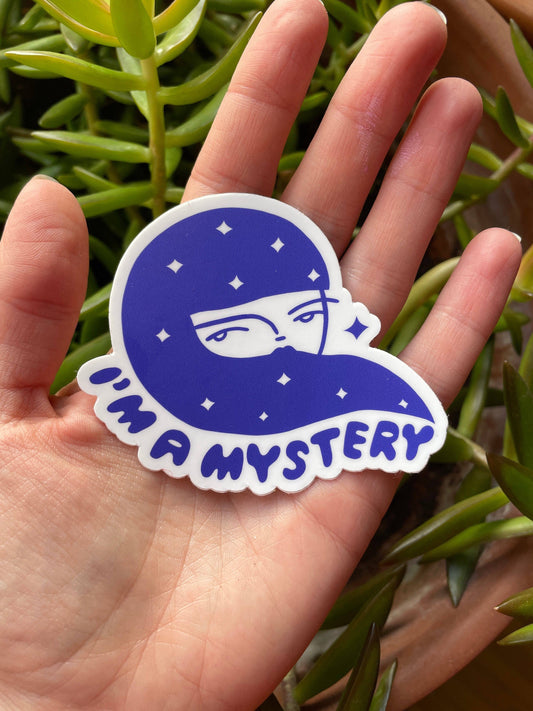 "I’m a Mystery" Vinyl Sticker