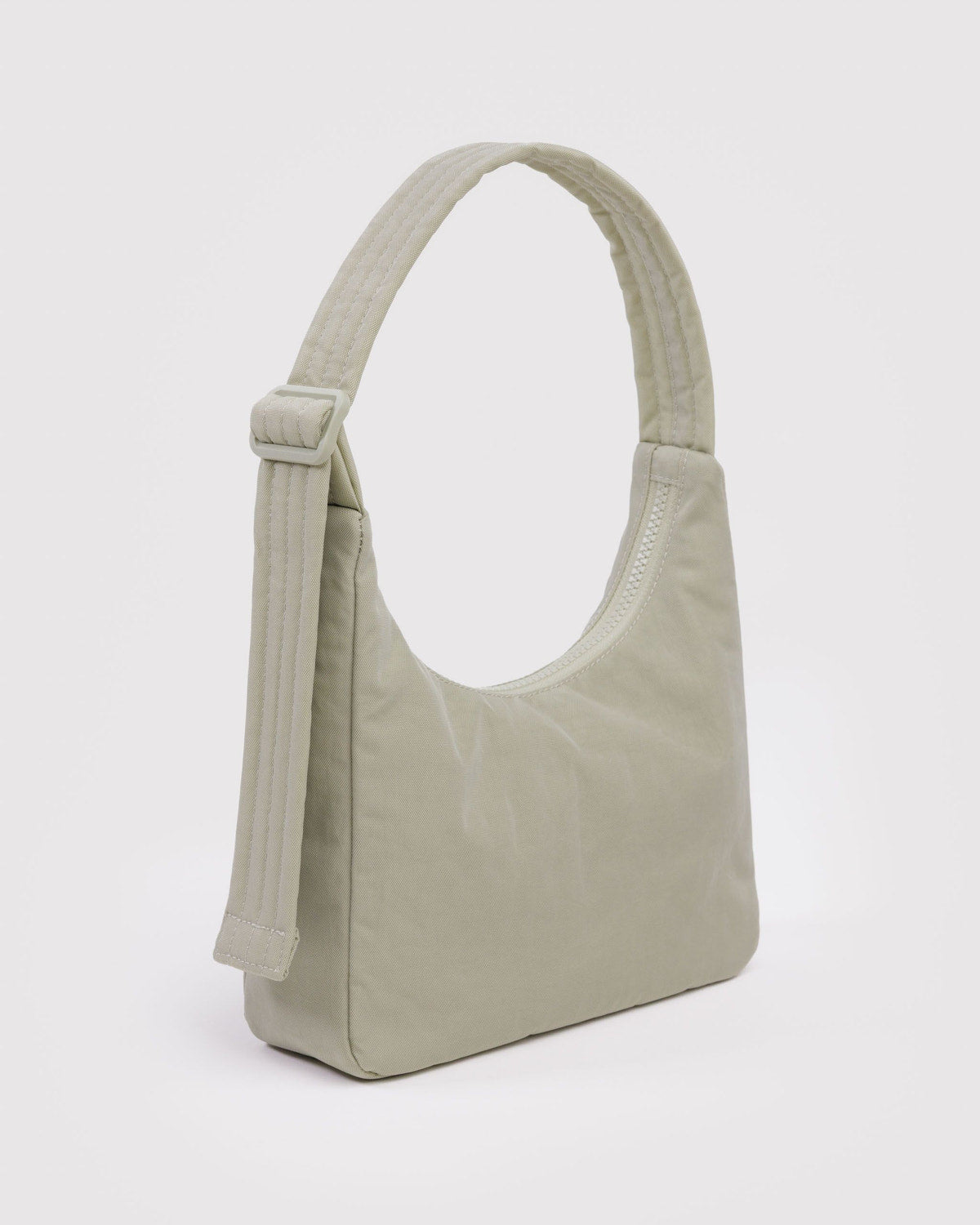 BAGGU Mini Nylon Shoulder Bag in Celadon